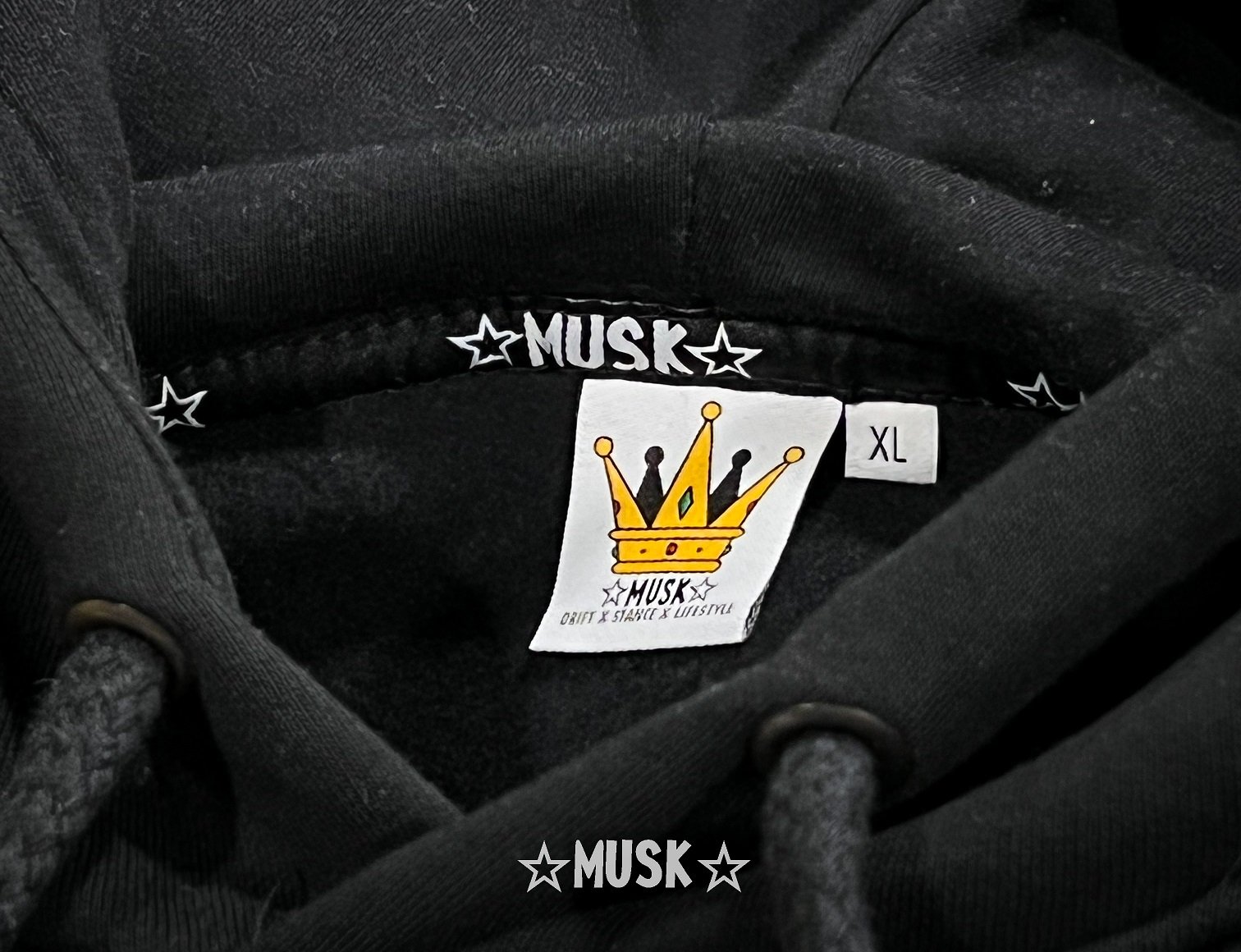 VSKF Black Hoodie | Musk Customs